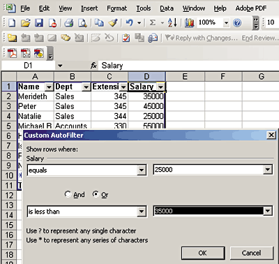 Better Lists in Excel
